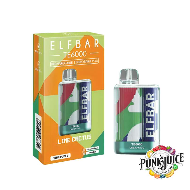 Elf Bar TE 6000 5% Disposable Pod – Punk Juice Vape Store