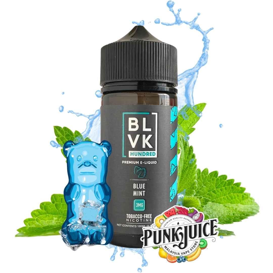 BLVK Blue Mint 100ml Punk Juice Vape Store