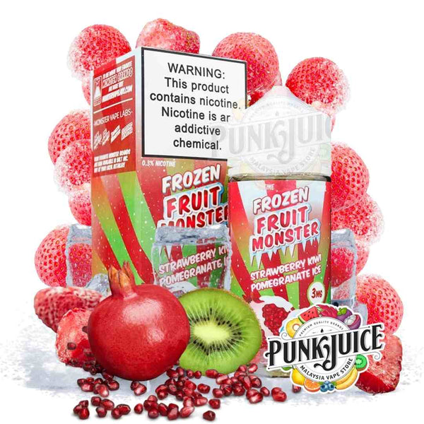 Frozen Fruit Monster - Strawberry Kiwi Pomegranate Ice - 100ml – Punk Juice  Vape Store