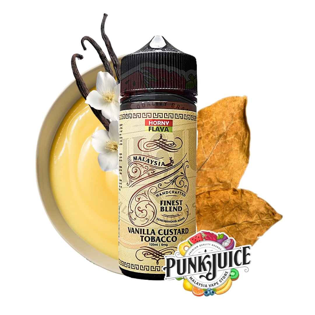 Horny Flava Vanilla Custard Tobacco Punk Juice Vape Store